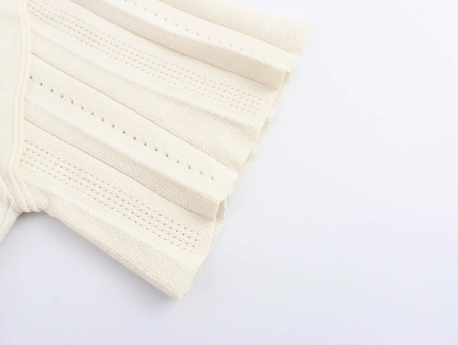 שמלת מידי סרוגה בעיצוב וינטג' צרפתי - מימי