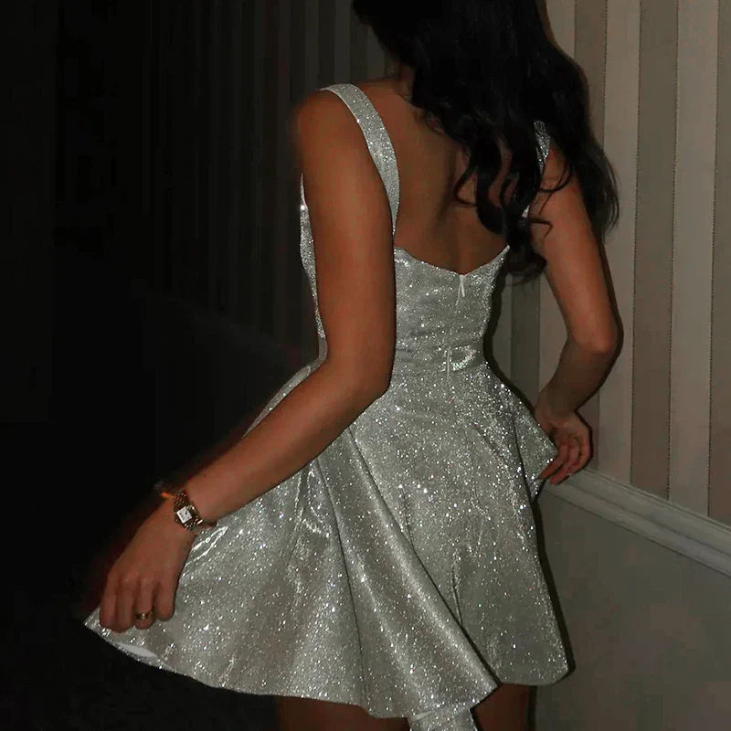 שמלחת מיני נצנצים בגזרת A - Maisie