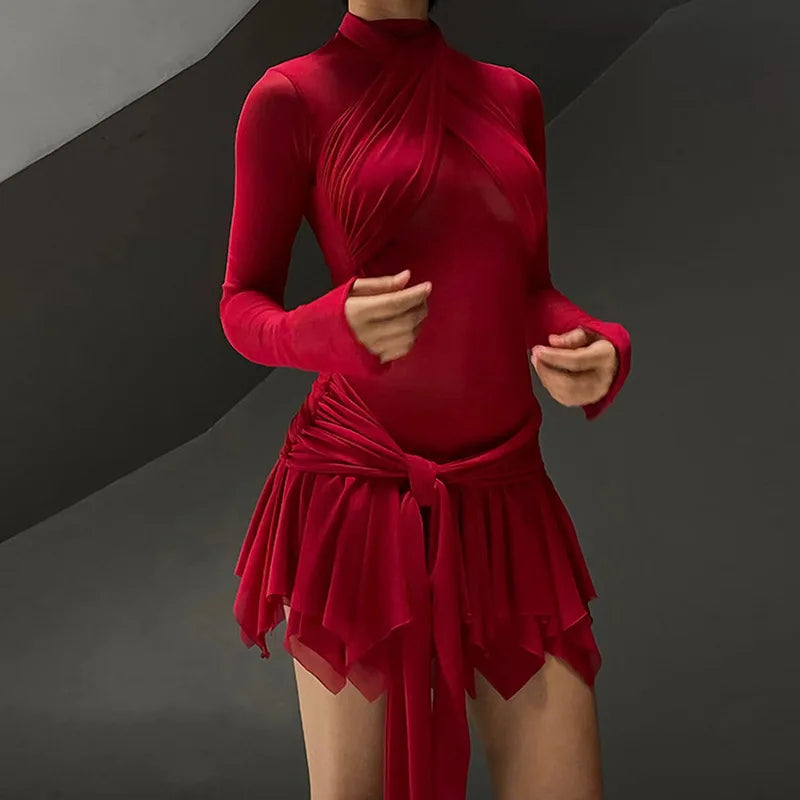 שמלת מיני בעיצוב מיוחד - גריזי