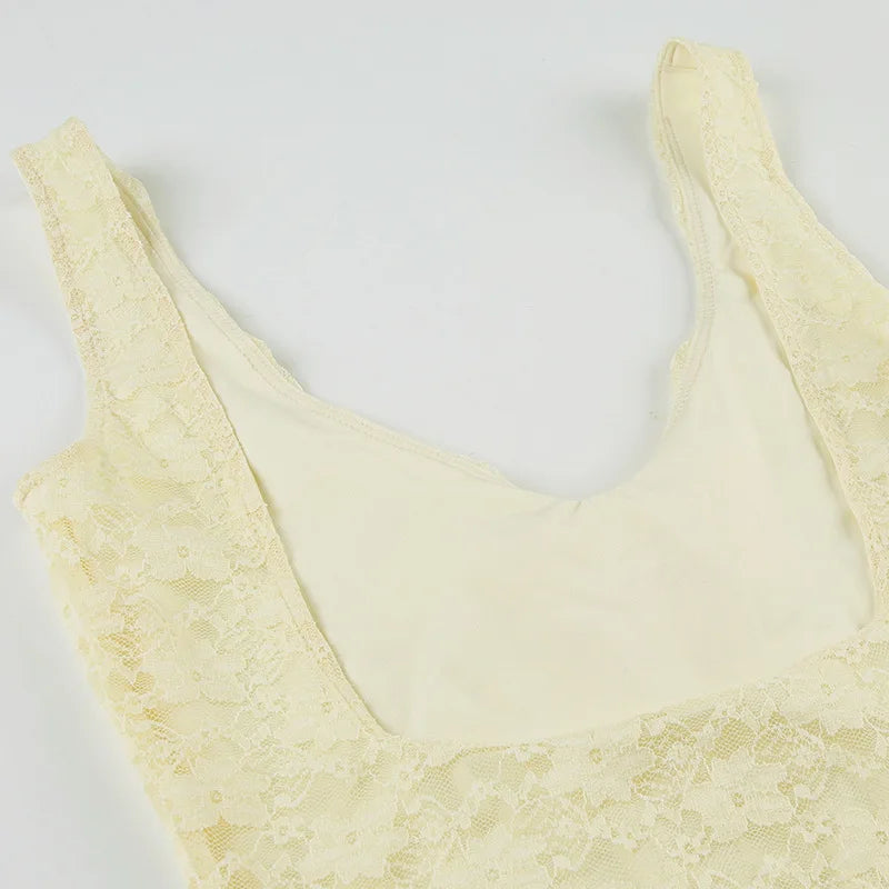 שמלת מיני תחרה בעיטור מלמלה - בוניטה