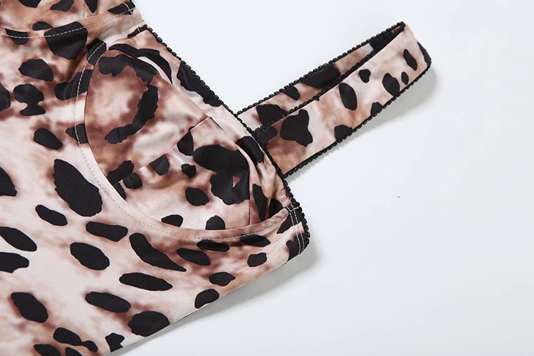 אוברול מנומר בד מחטב - Cameron