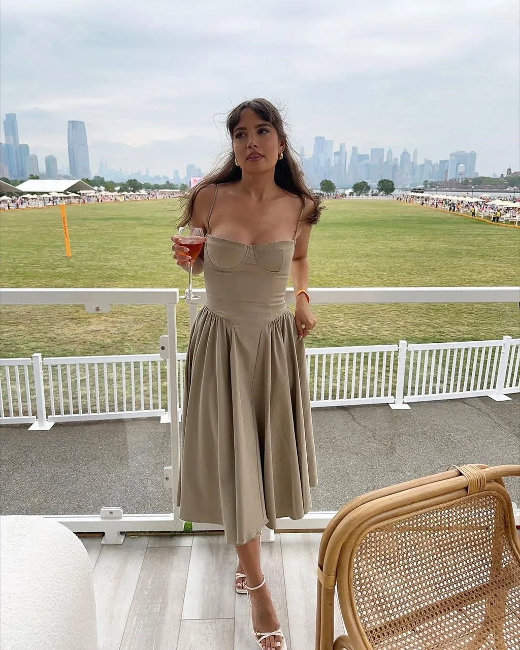 שמלת מידי וינטאג' בסגנון כפרי - מאלי