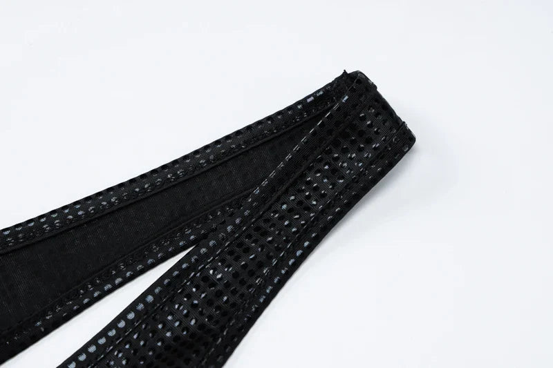 שמלת מקסי פייטים צמודה סגירה בצוואר קשירות בגב - סול