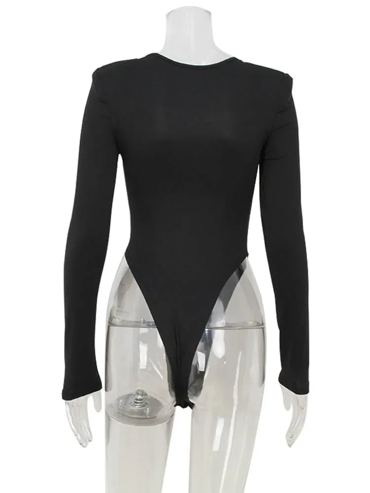 בגד גוף בעיצוב פתחים בד מחטב - Logan