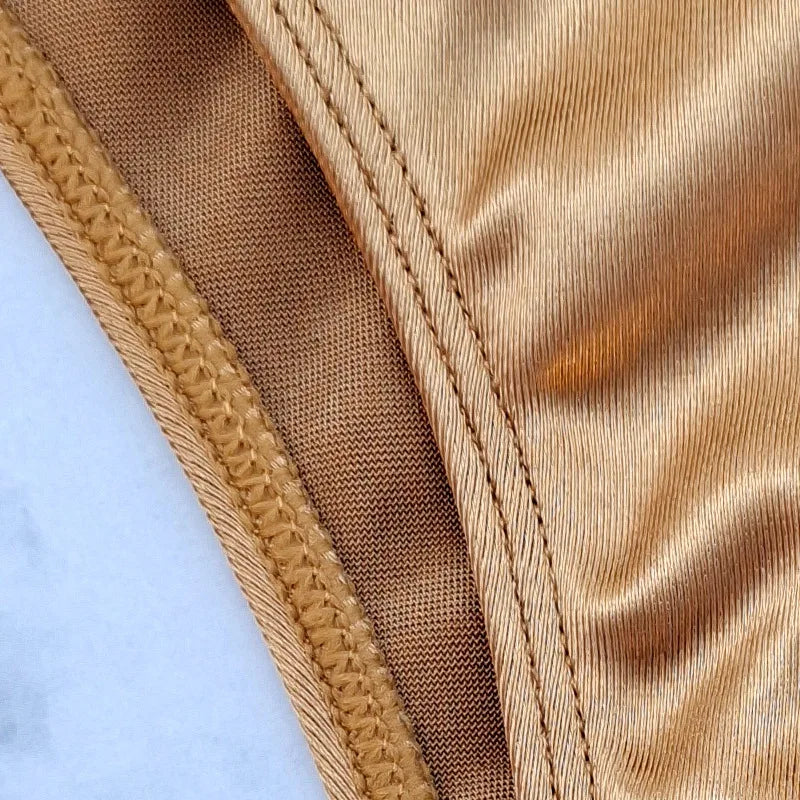 בגד ים סטרפלס גזרה גבוהה - ARIEL