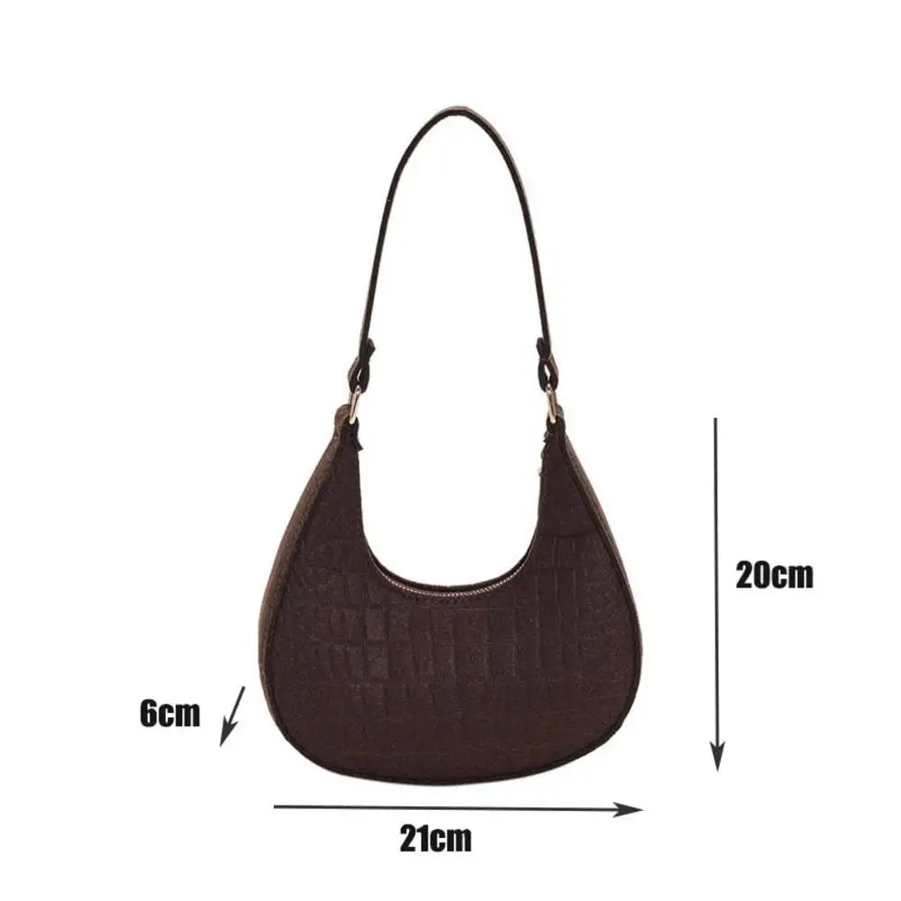 Faux leather bag with rough texture design