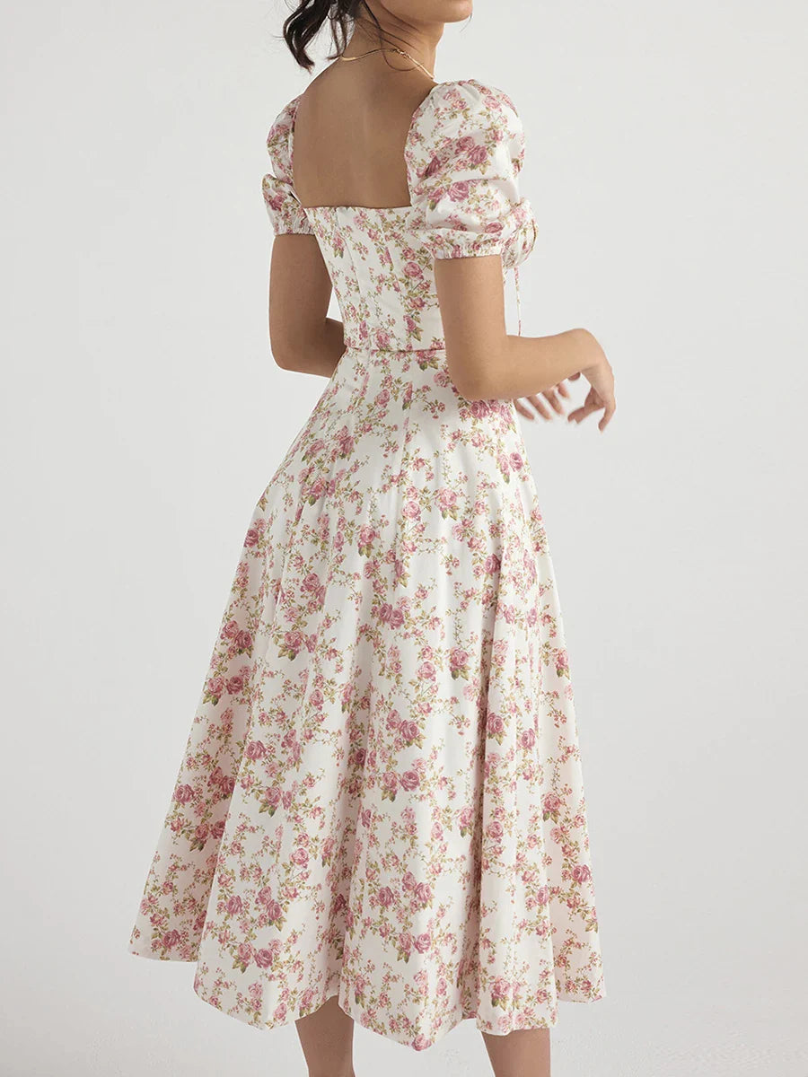 שמלת מידי קייצית פרחונית - ריינה