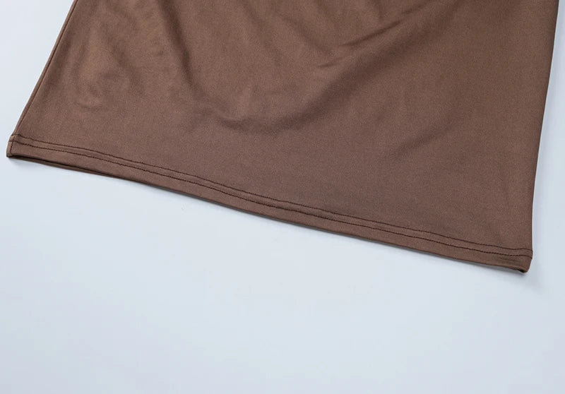 שמלת מקסי צנועה בעיצוב כיווצים - אודיה