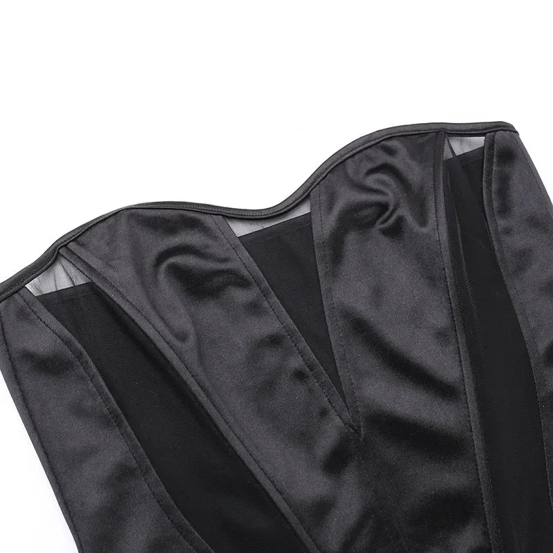 טופ מחוך סטרפלס בעיצוב רשת - NYX