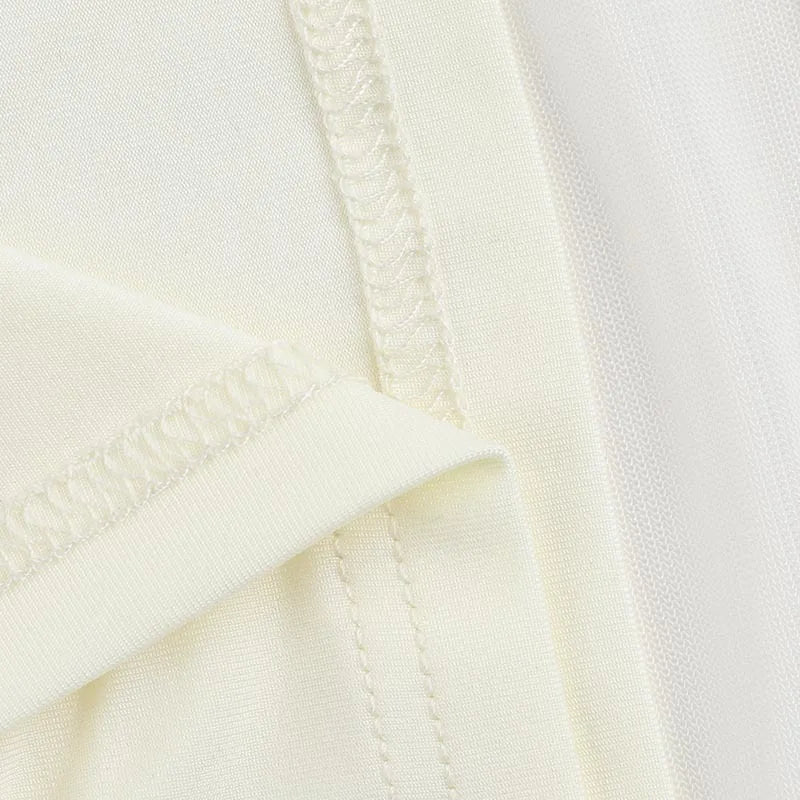 שמלת מקסי כתפיים חשופות שרוולי שיפון פעמון - YANA