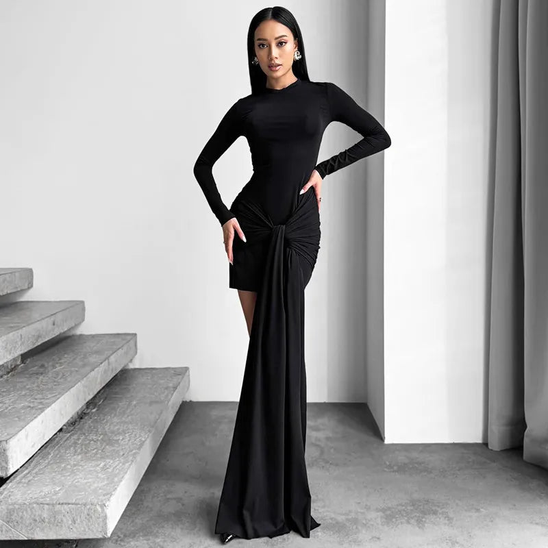 שמלת מיני בעיצוב קשירה ושובלים - אורנה