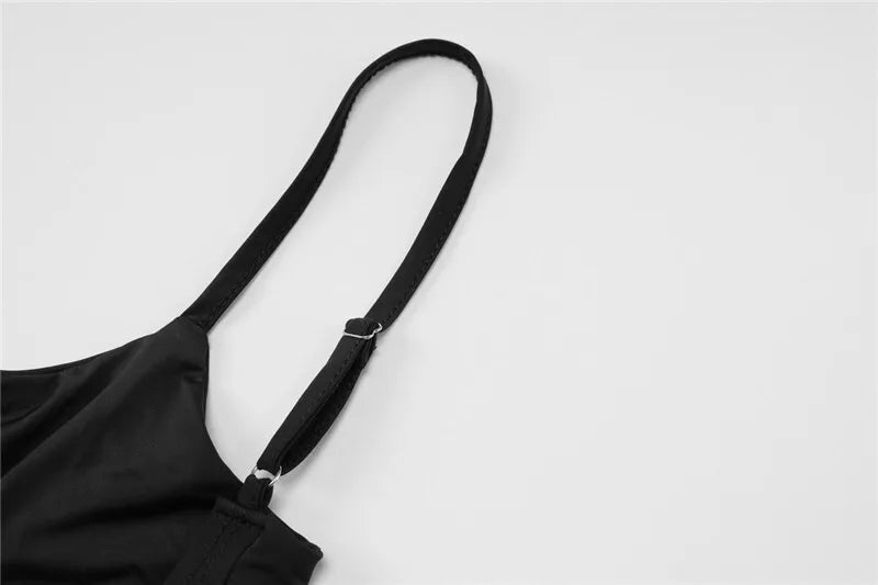 סט שני חלקים אלגנטי בגד גוף גופיה גב פתוח וחצאית מקסי - רנה