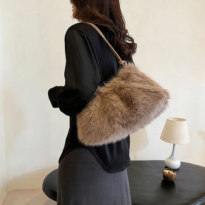 Fur design bag