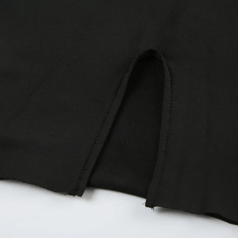 שמלת מיני בעיצוב שסע קטן וגב פתוח - NELLY