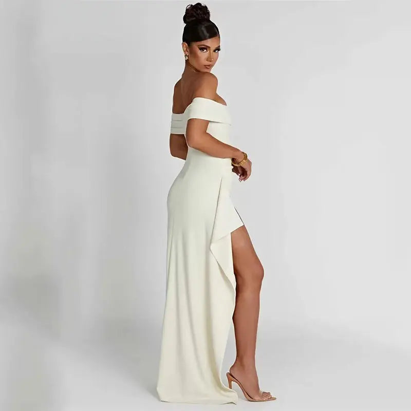 שמלת מקסי כתפיים חשופות - ג'ודי