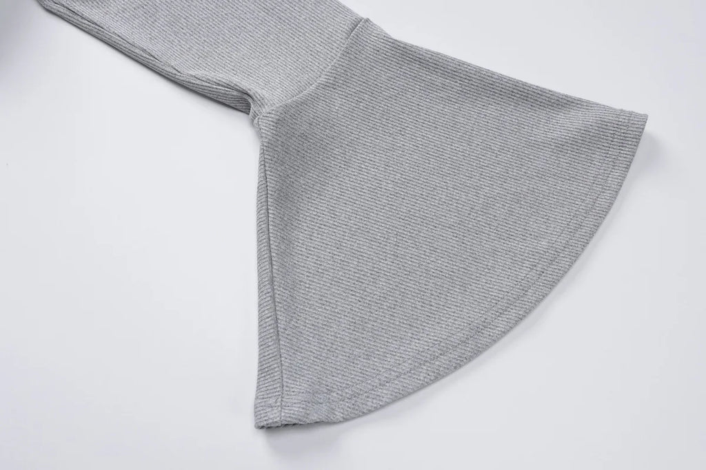 שמלת מקסי כתפיים חשופות בעיצוב שסע כיווצים בעיטור שרוכי קשירה - Aisha