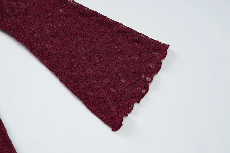 שמלת מיני תחרה מלמלה - גלינה