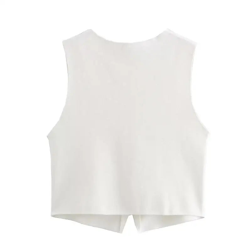 סט שני חלקים סרוג ווסט כפתורים וחצאית מקסי - פולינה