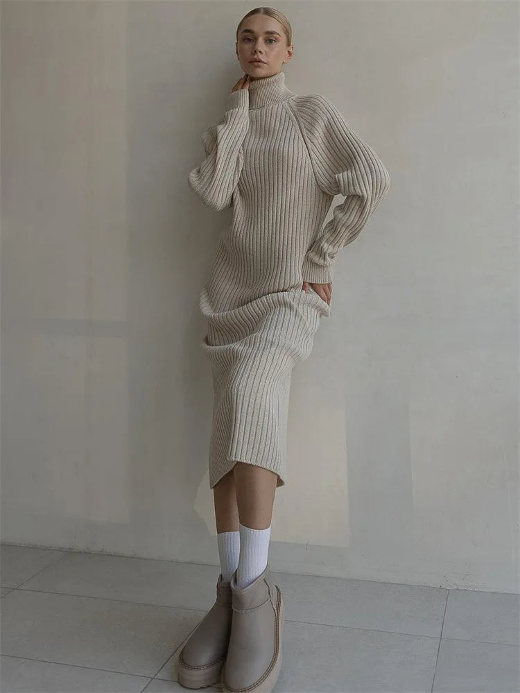 שמלת מיני גולף סרוגה - לאלי