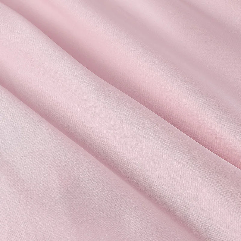 שמלת מיני סטרפלס סאטן בגזרת בלון - ג'ימי