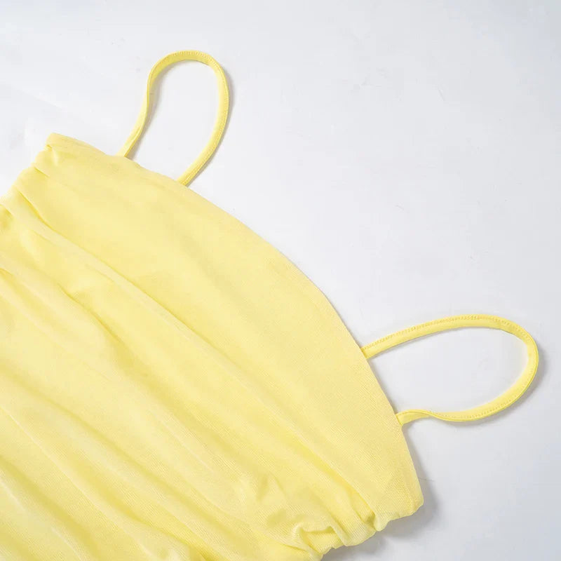 סט שני חלקים גופייה וחצאית מקסי - NAYA