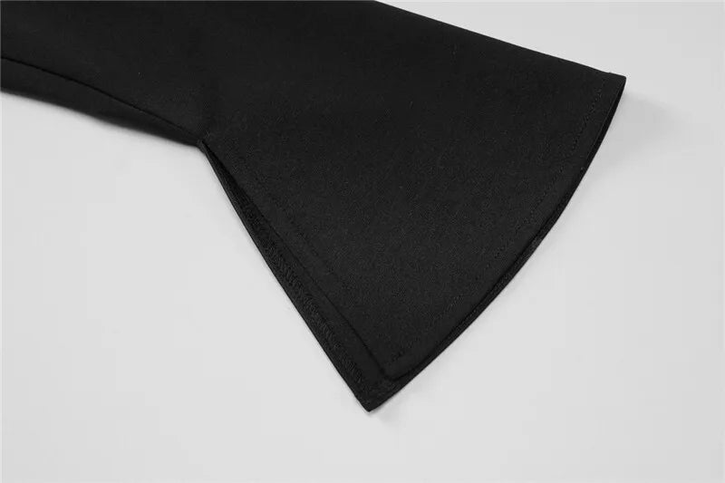 שמלת מיני בגזרת A כתפיים חשופות בעיטור כפתורים - מיליאן