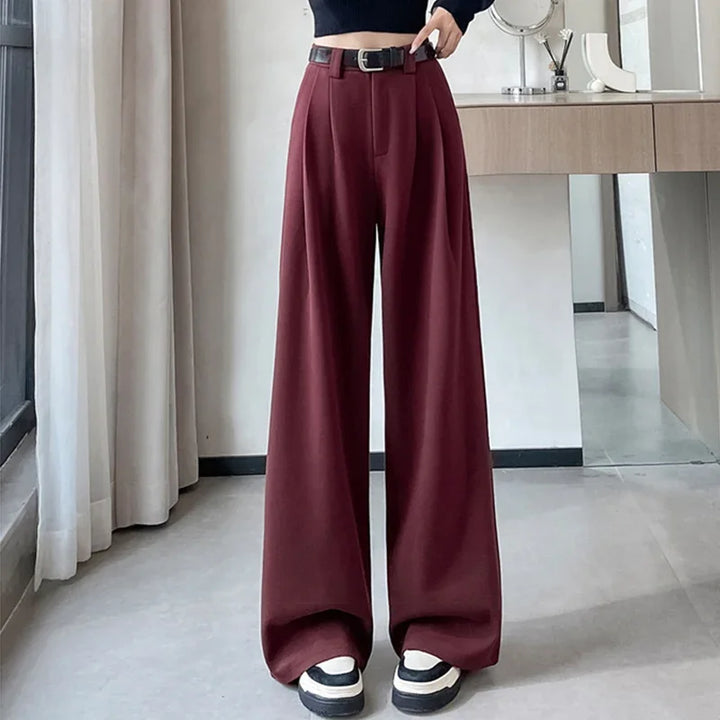 High-waisted tailored pants LOOSE