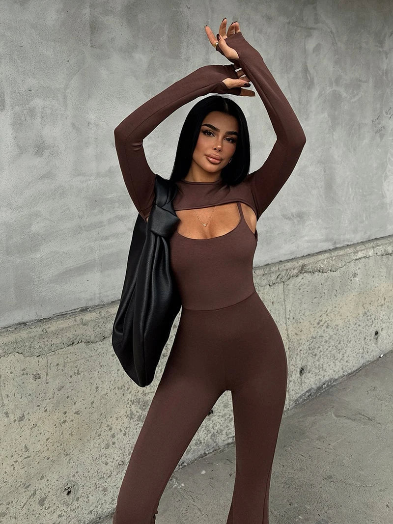 אוברול פדלפון בד מחטב ומחמיא בעיצוב עליונית - ויני