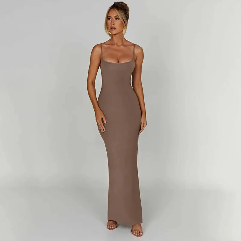 שמלת מקסי צמודה - אניטה