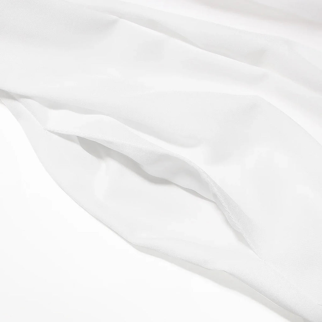 שמלת מידי סטרפלס בשילוב כיסים - פאני