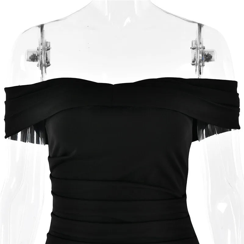 שמלת מקסי כתפיים חשופות - תהילה