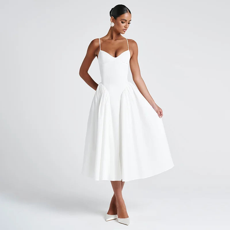 שמלת מידי בעיצוב קלאסי בגזרת A - מרטה