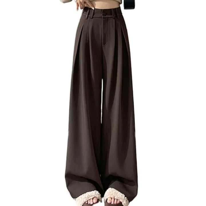 High-waisted tailored pants in a LOOSE design