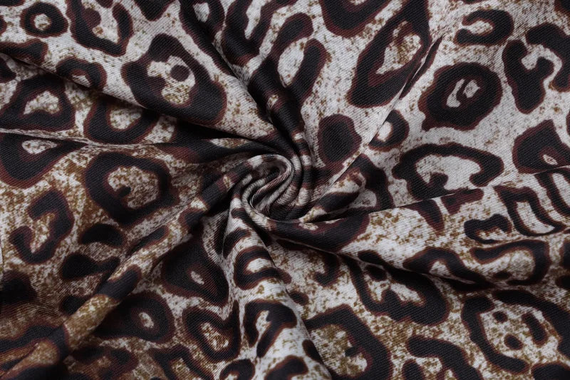 בגד גוף גופייה הדפס מנומר - טיי