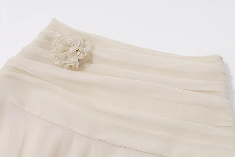 סט שני חלקים טופ וחצאית מיני - מילה