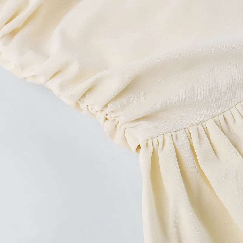 שמלת מיני סטרפלס גזרת A קשירת פפיון בגב - ארבל