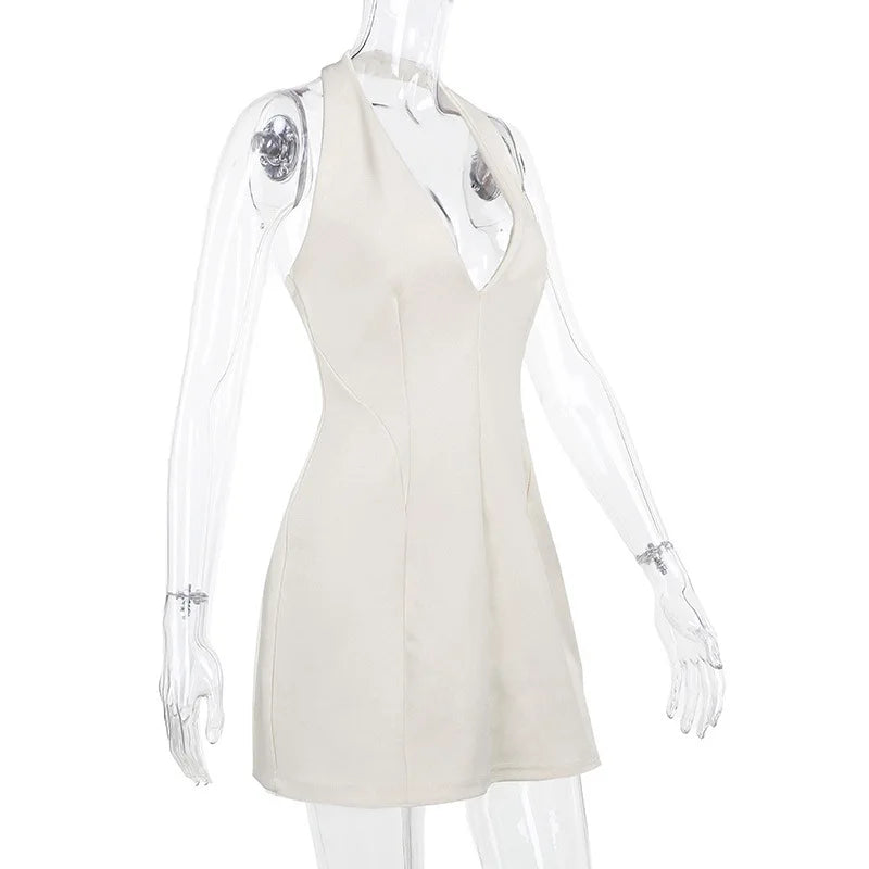 שמלת מיני מחשוף V עמוק - מאדי