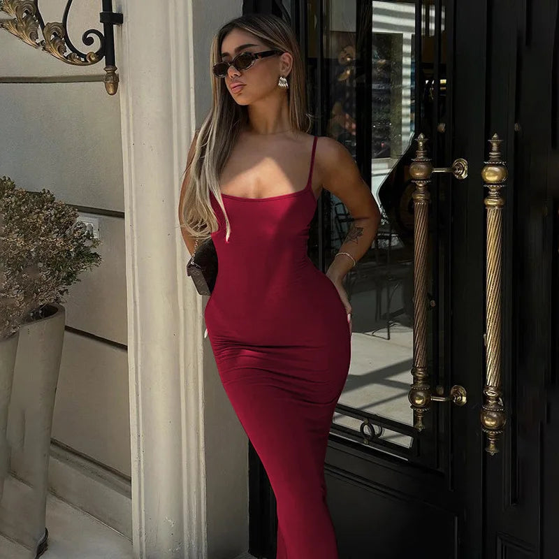 שמלת מקסי צמודה - אניטה