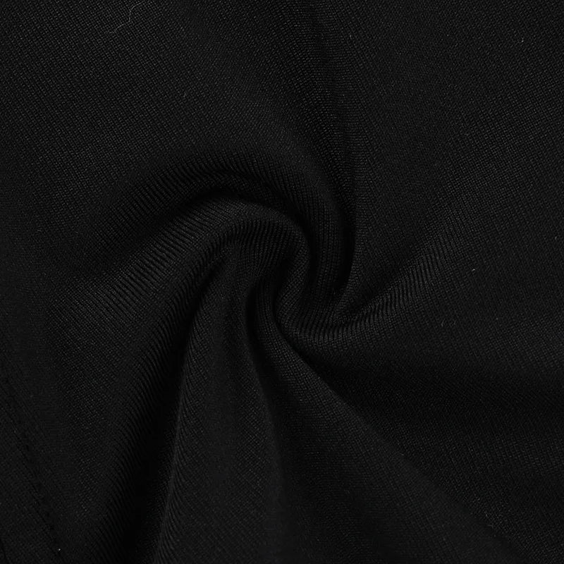 שמלת מיני סטרפלס בעיטור קשירה בחזה - Ainara