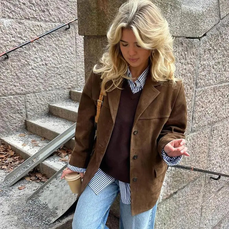 ג'קט זמש בעיטור כפתורים - ג'ייל