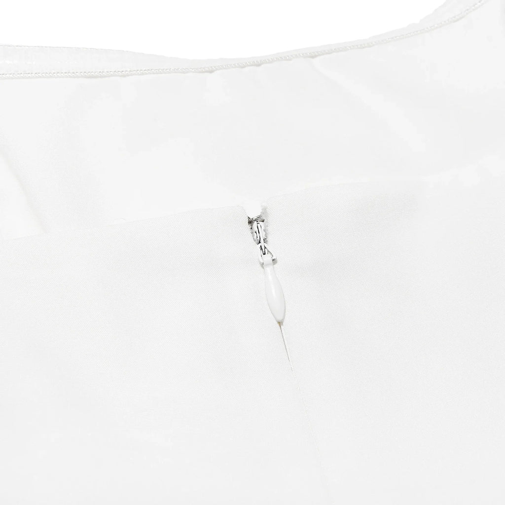 שמלת מיני סטרפלס בגזרת A - Carla