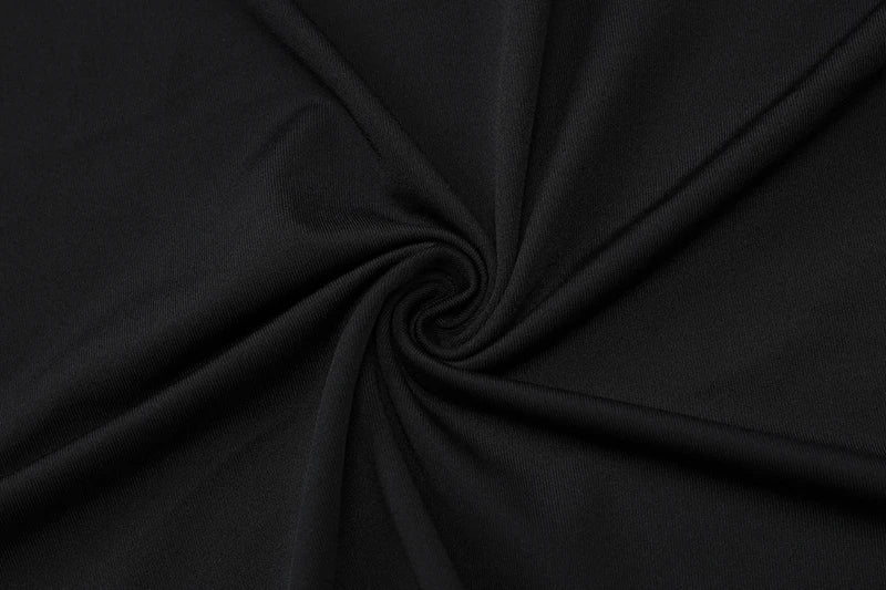 סט שני חלקים בעיטור אבזמי פרחים זהובים חולצה בעיצוב כתף חשופה וחצאית מקסי - צליל