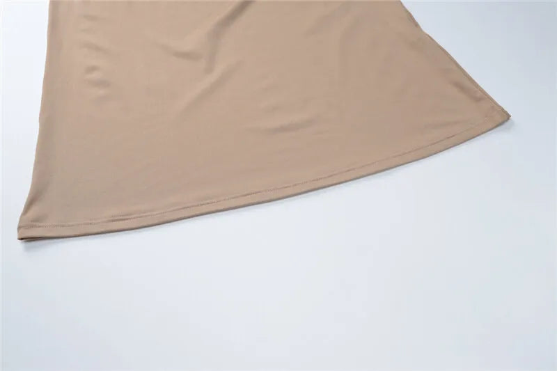 שמלת מקסי בעיצוב קיפולים - פסי