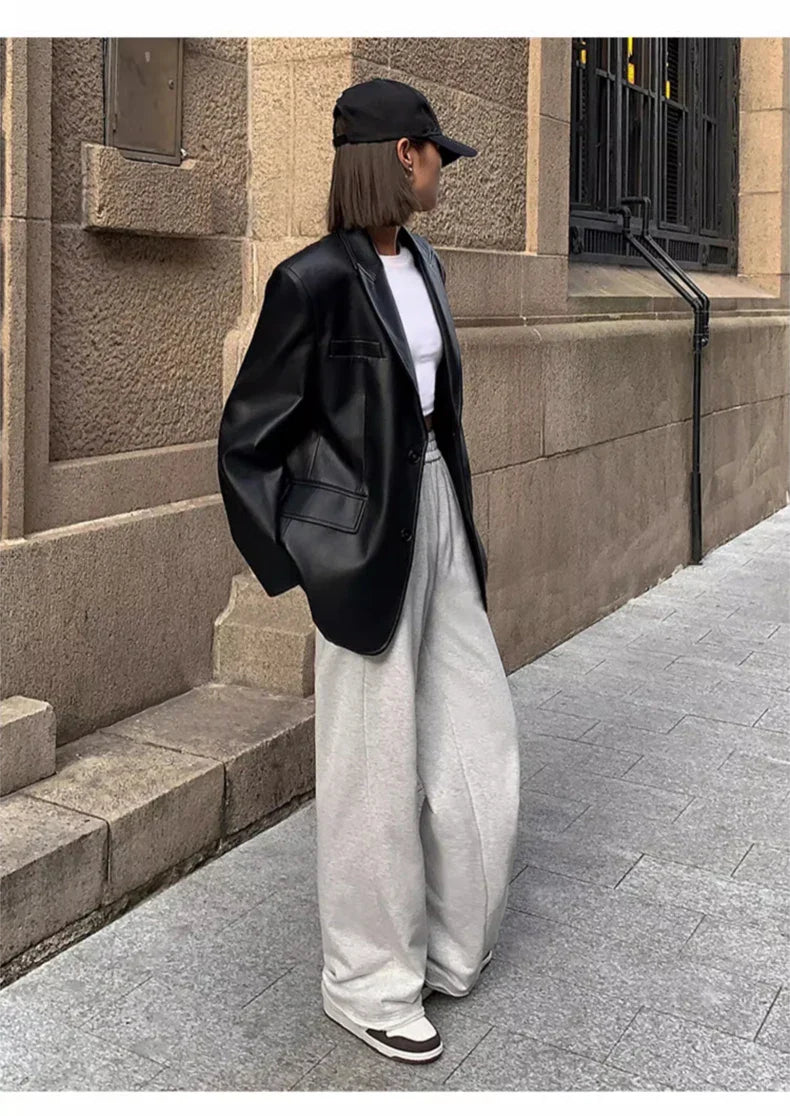 ג'קט עור מחויט - ראשל