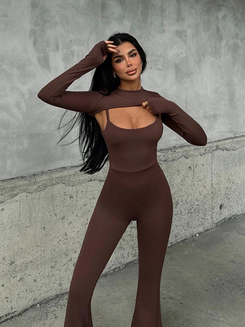 אוברול פדלפון בד מחטב ומחמיא בעיצוב עליונית - ויני