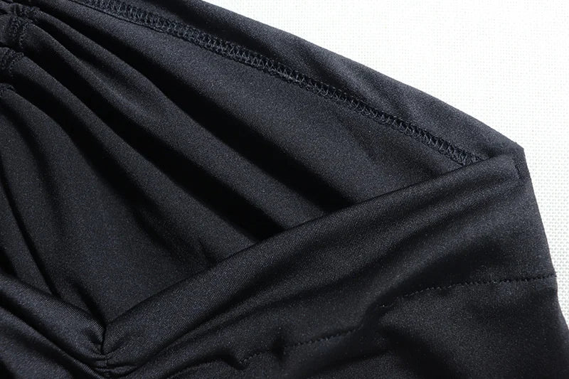 שמלת מקסי שסע עמוק כתפייה אחת - רייניתה