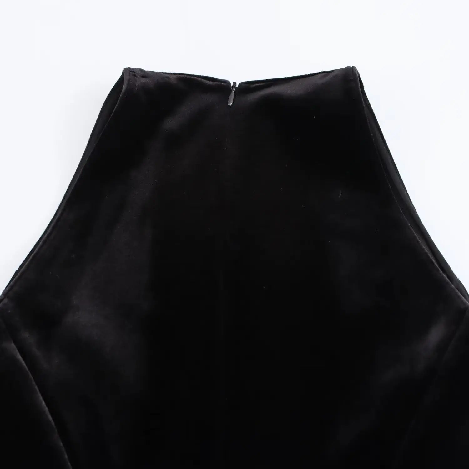 שמלת מיני קטיפה בגזרת A - Sydney