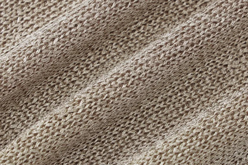 שמלת מקסי נצנצים סרוגה צמודה גב פתוח - Emerald