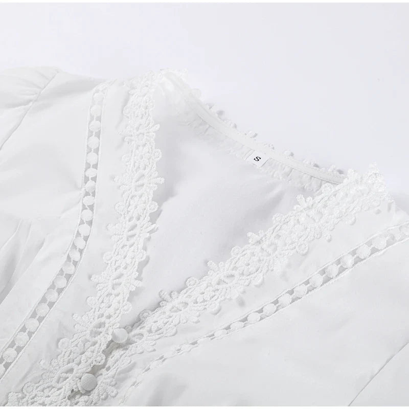 שמלת מקסי שיפלי בעיטור כפתורים - רעיה