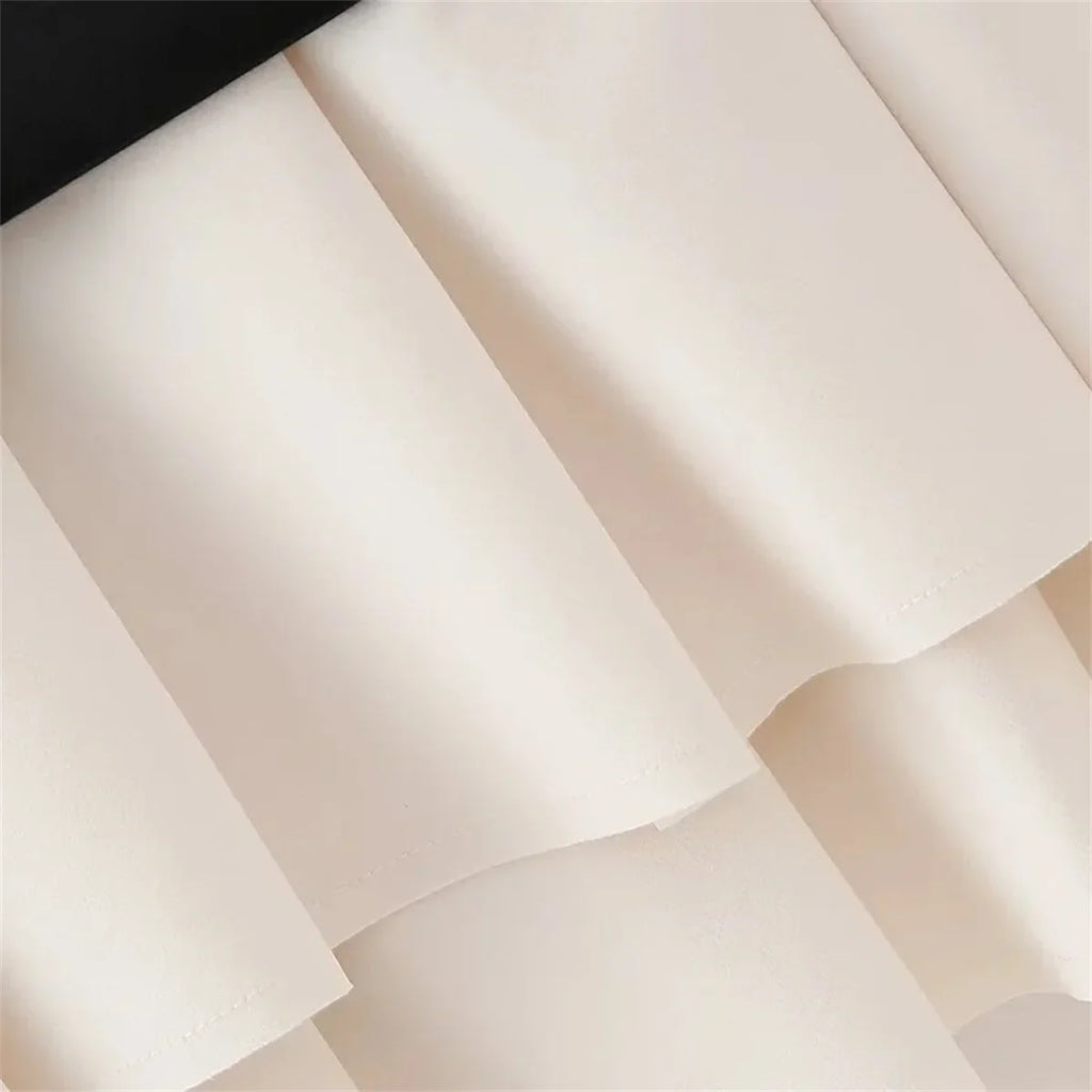 שמלת מיני מחויטת בשילוב חגורה תואמת  - סרינה